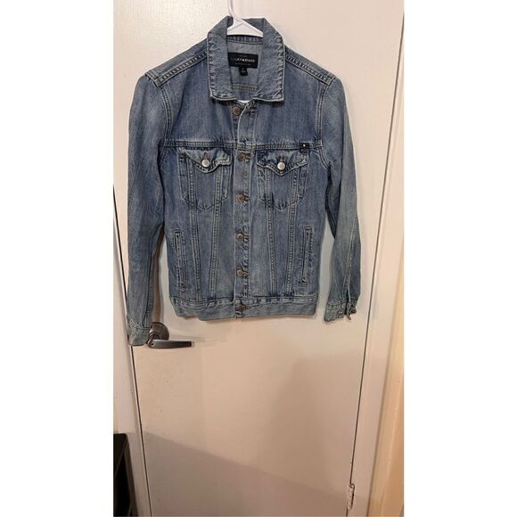 Lucky Brand Women's Collared Long Sleeve Denim Jacket Light Blue Size Small - Picture 1 of 11